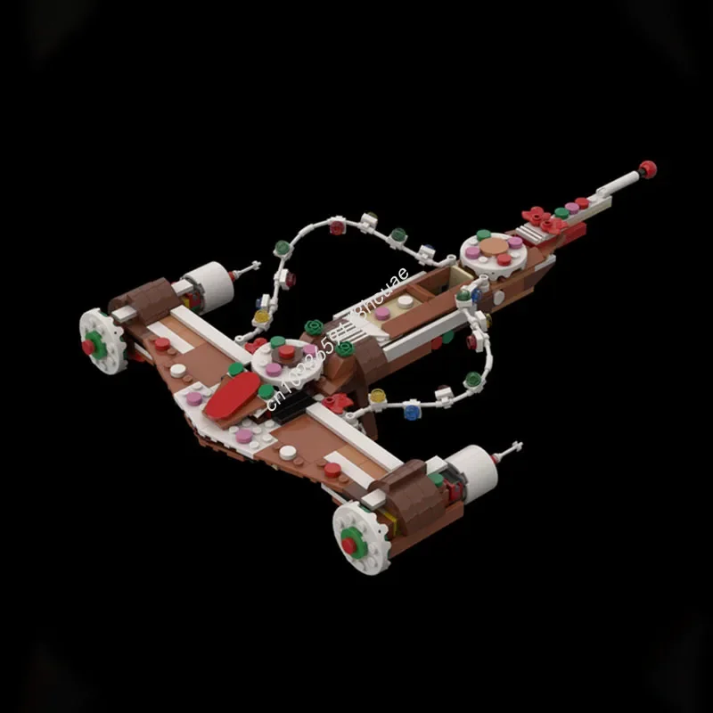 

335pcs Gingerbread Starfighter N-1 Star Battle Model Building Blocks Diy Creative Education Assembly Toys Christmas Gifts