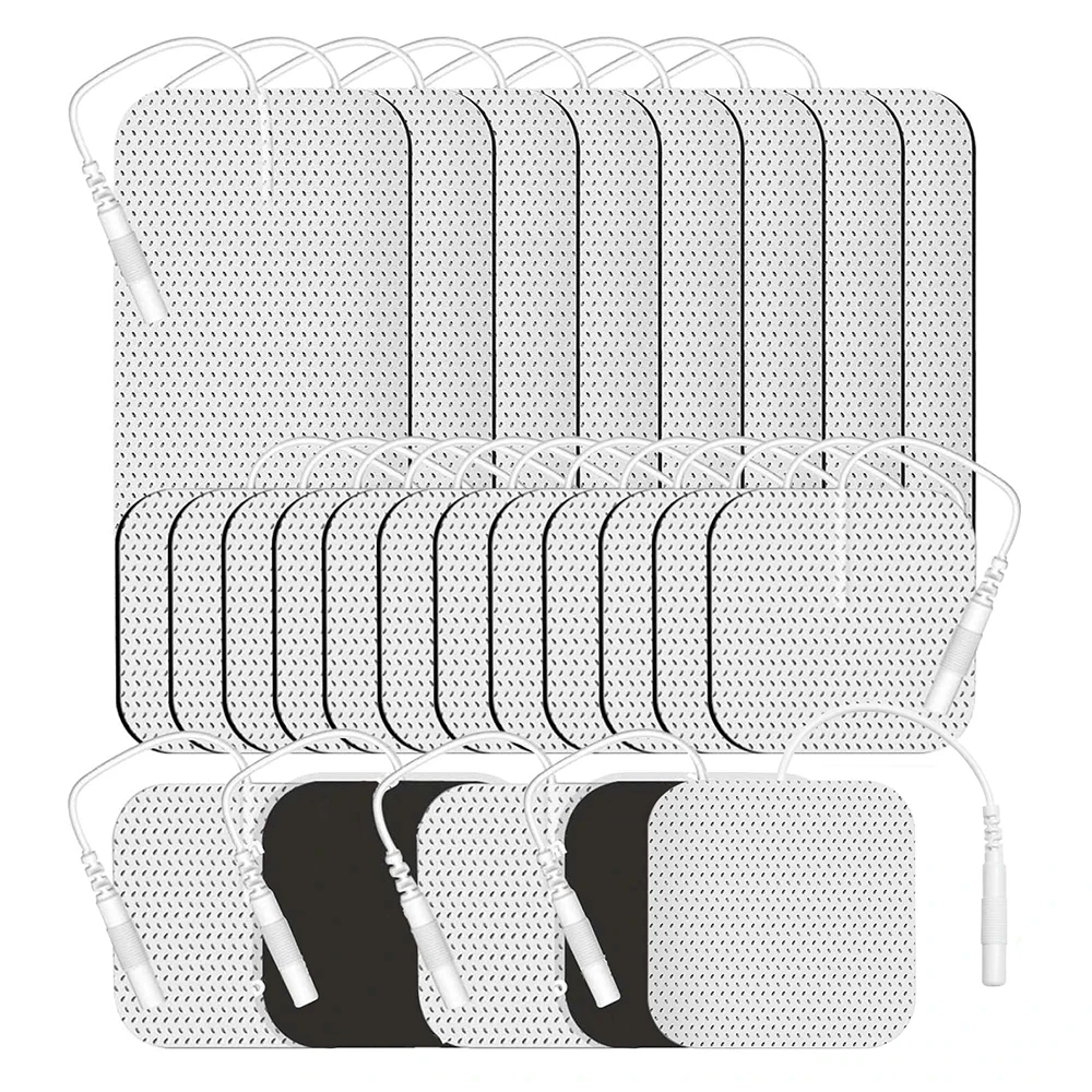 

10/20 PCS Self Adhesive Replacement Patch EMS Muscle Stimulator Patch Non-woven Fabric Reusable Gel Electrode Patch Accessories