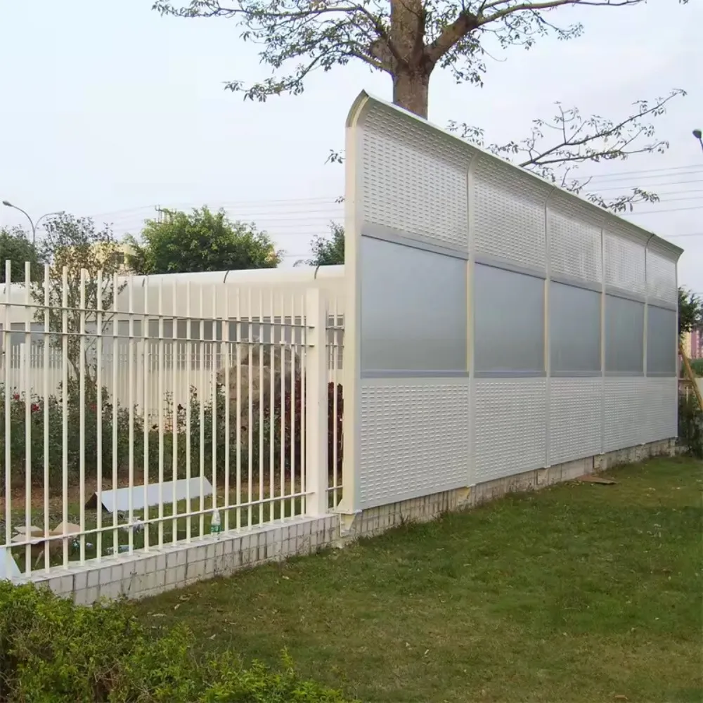 Durable Outdoor Sound Barrier Wall for Road Noise Reduction- Various Types Available for Traffic &