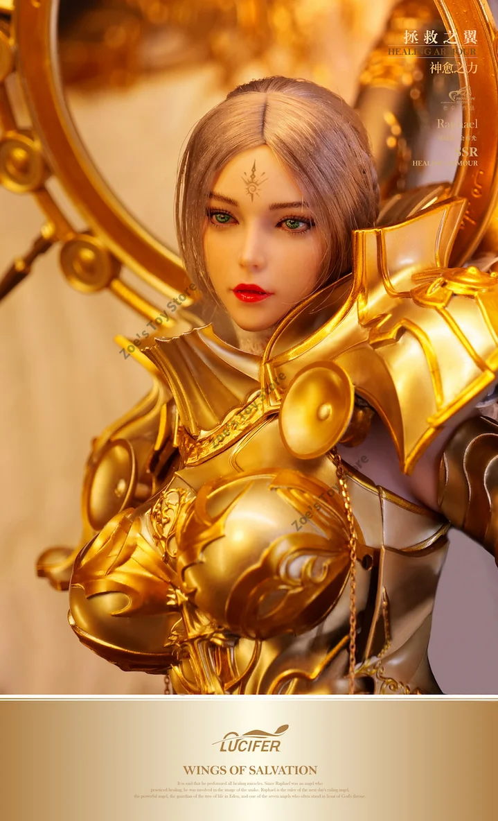 

Фигурка-кукла Луцифер Рафаэль 1/6 Архангел, модель C, подвижная, прорезиненная, женская, солдатская