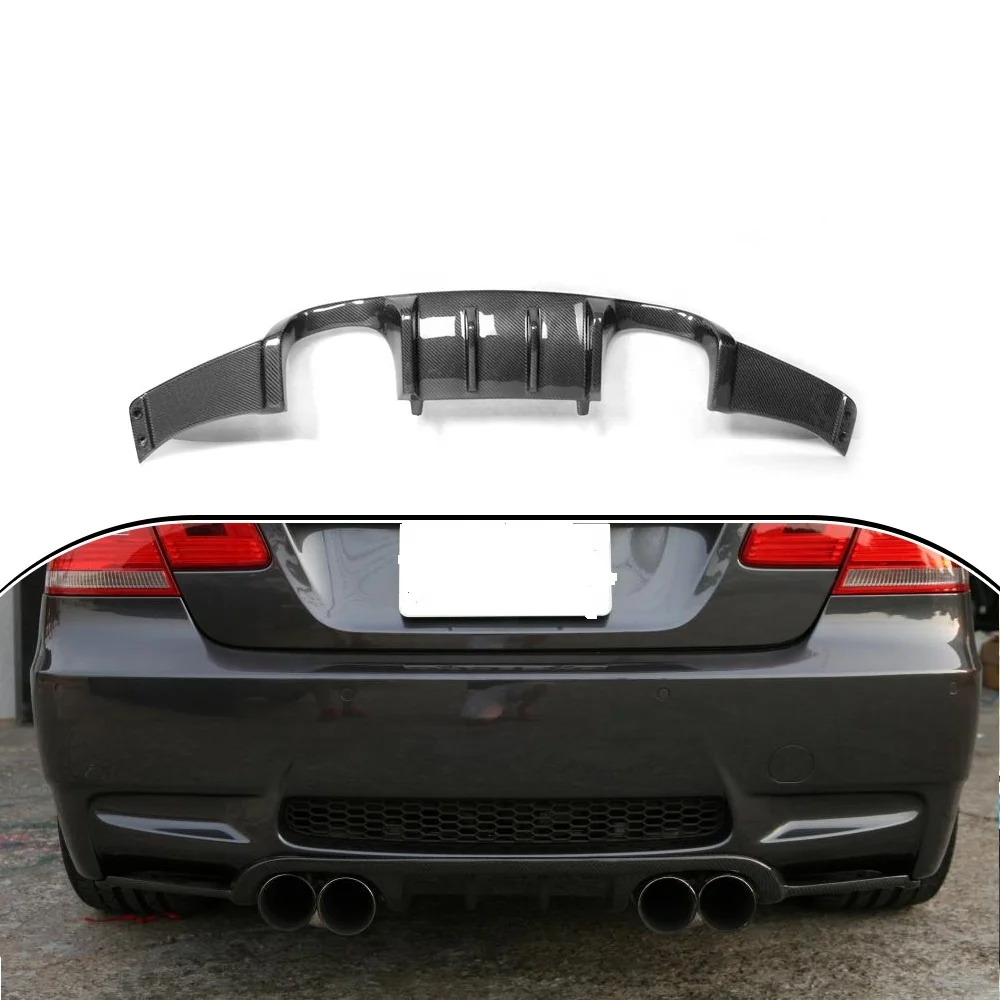 

E92 E93 M3 Rear Bumper Diffuser - H-Type Carbon Fiber Auto Body Kit