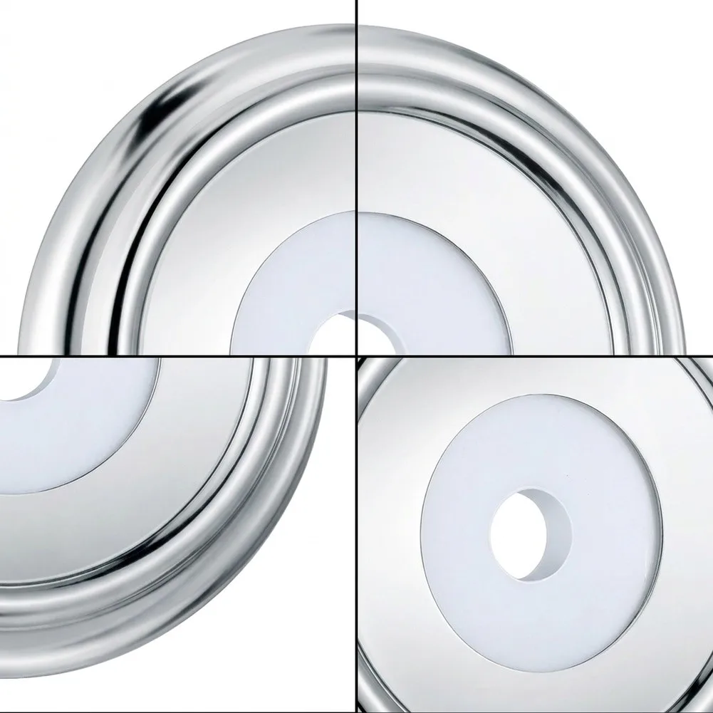 Stainless Steel Bathtub Spout Cover Ring with Foam Seal for Concealing Installation Gaps and Enhancing Bathroom Cohesion