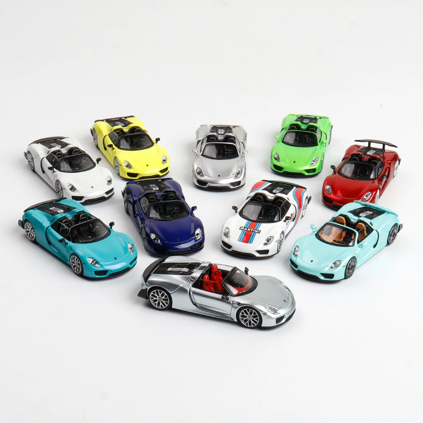 TOP LUX 1/64 918 سبايدر سبيكة سباق السيارات Diecasts ولعبة المركبات نموذج سيارة مصغرة مقياس نموذج سيارة للأطفال