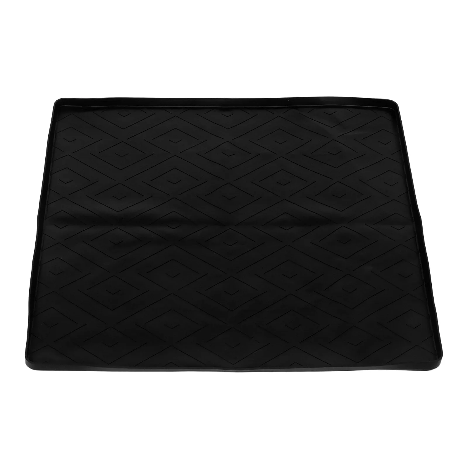 

Silicone Fridge Drip Tray Raised Edge Non-Slip Mini Fridge Mat 20x20x0.2 Spill-Proof Under Washing Machine Refrigerator