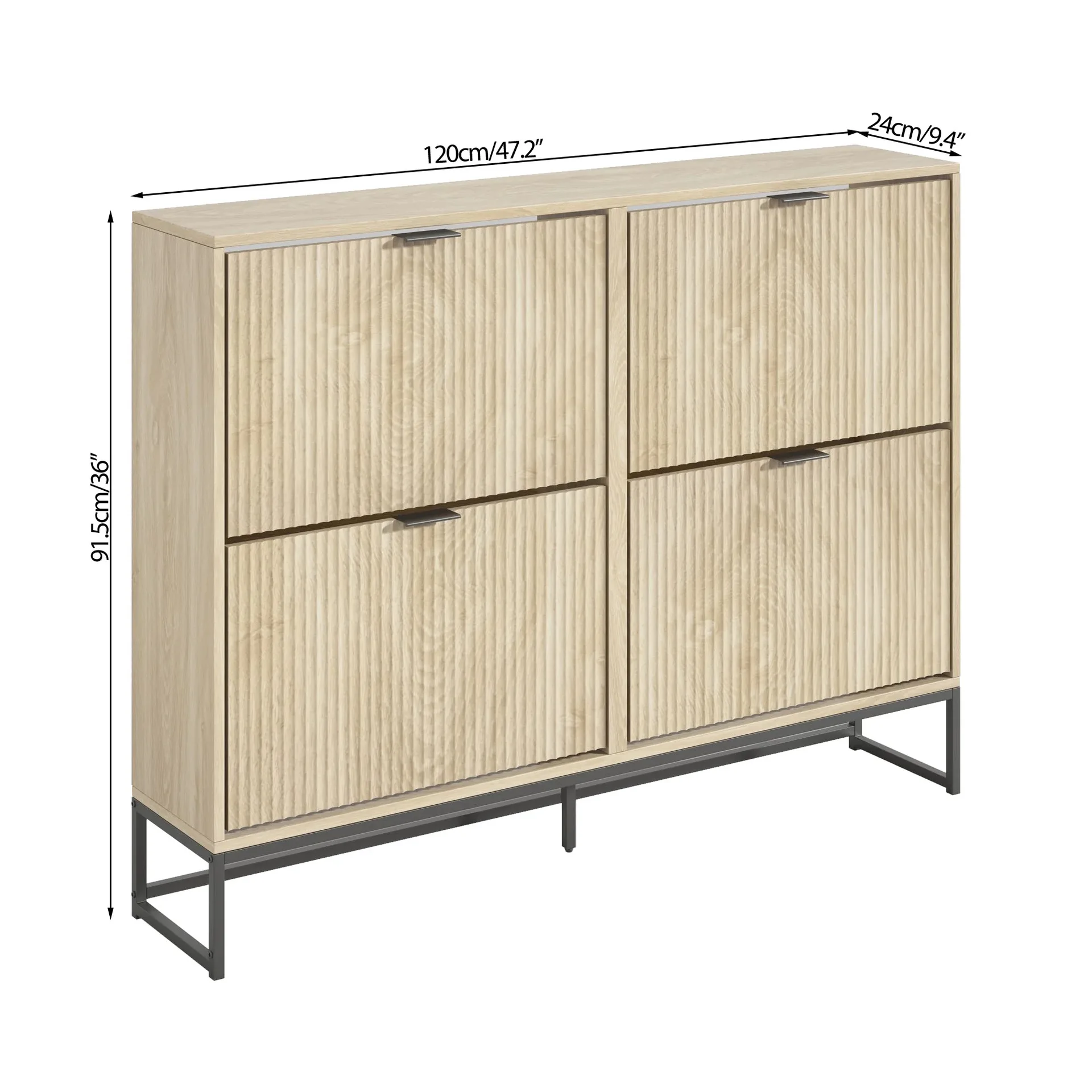 Cross-border modern simple wind integrated wall shoe cabinet blister high-end sense household large-capacity entrance shoe