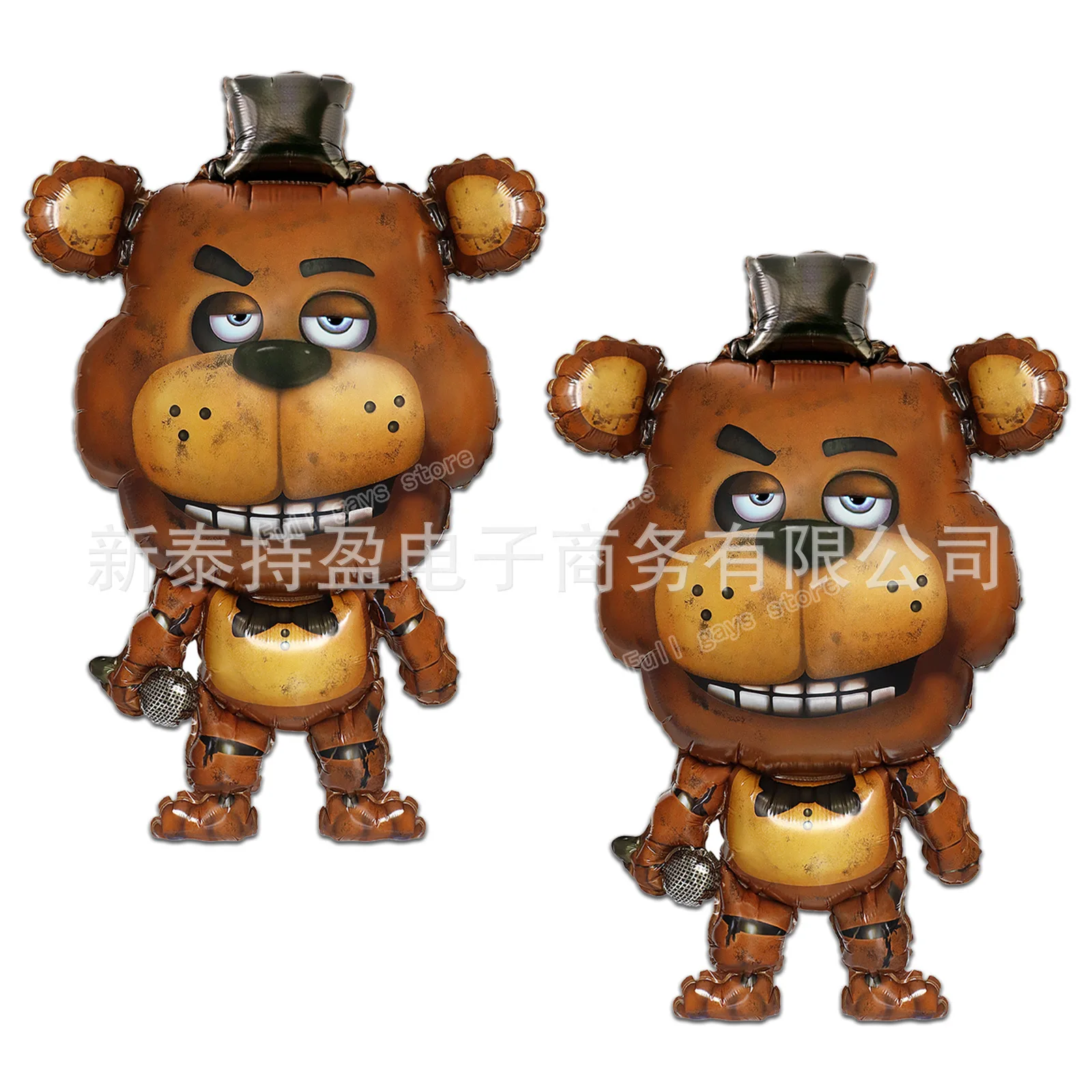 Five Night at Freddys Ballons 베이비 샤워 장식, 어린이 생일 파티 장식 용품, FNAF 베어 피규어 글로벌 액세서리