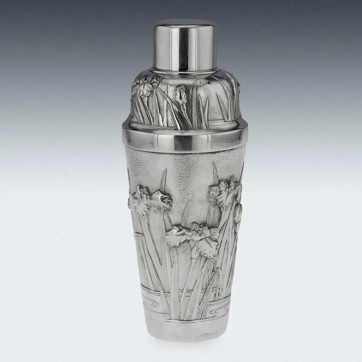 Century Japanese Solid Silver Cocktail Shaker & Beakers Yokohama Cocktail Shaker Barware stainless steel cocktail