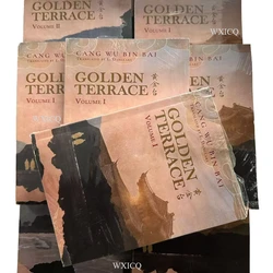 2PCS Golden Terrace: Volume 1-2 English Novel Web Popular Articles Huang Jin Tai Cang Wu Bin Bai Literature  Fiction