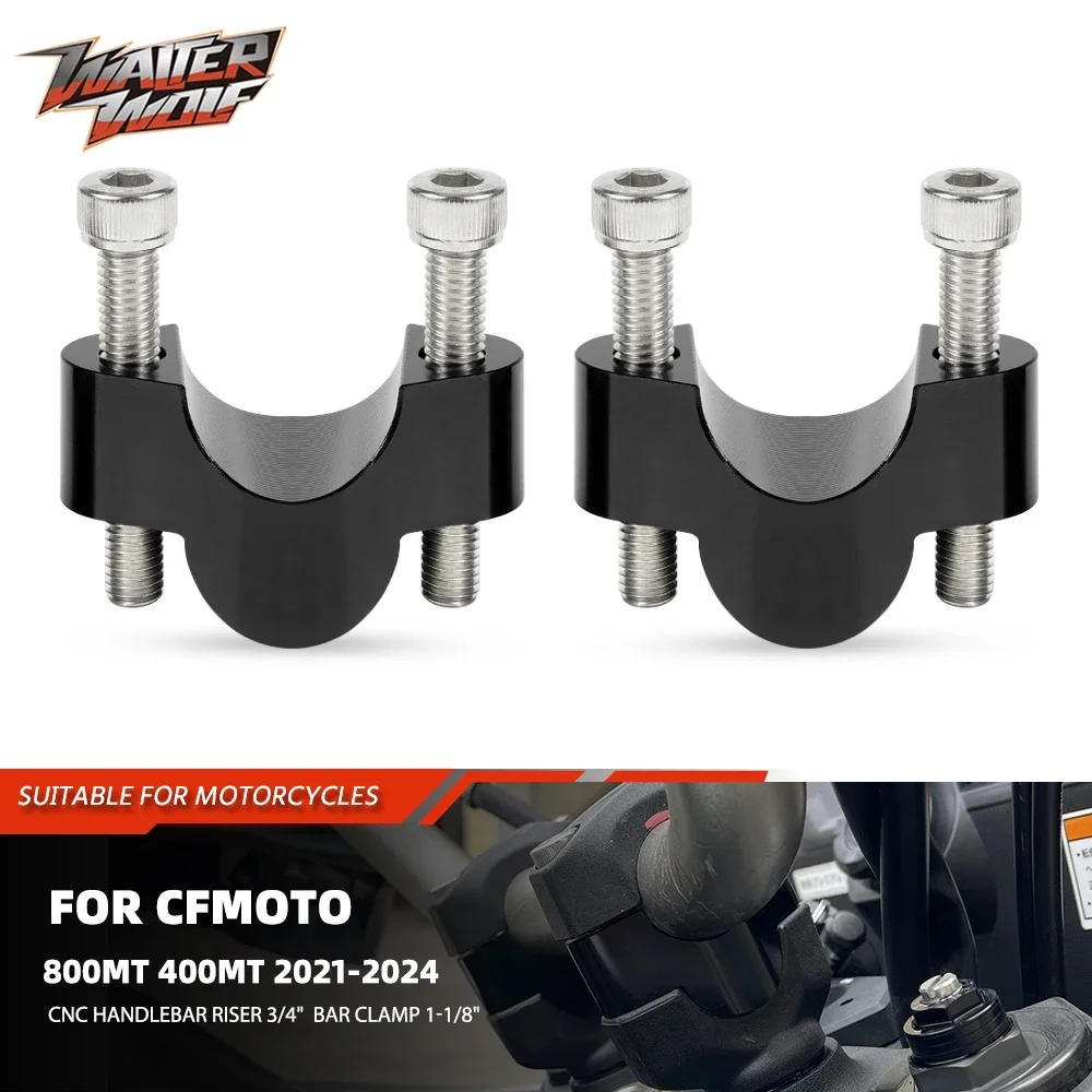 

For CFMOTO 800MT 450MT 800MT-X Handlebar Riser Bar Mount Handle Clamp Cf Moto 800 450 MT Motorcycle Accessories Bracket Adapter