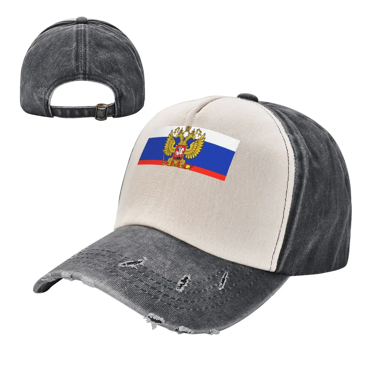 Flag Of Russia Baseball Cap Truck Hats Solid Visor Caps