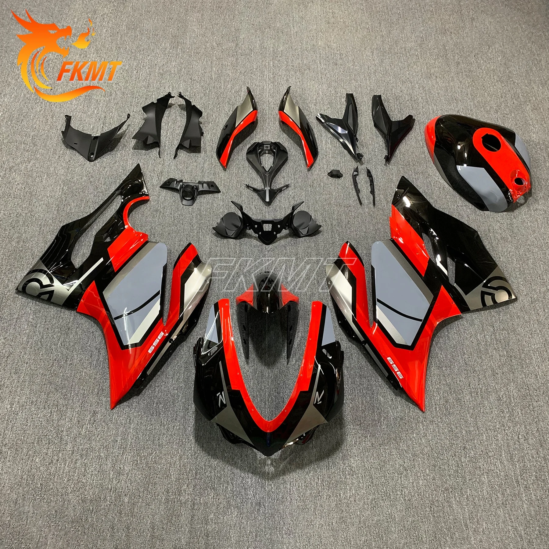 

Motorcycle Fairings Kit Fit for Ducati 899 1199 2013 2014 2015 Panigale 959 1299 2013 2014 2015 full Fairing set red white
