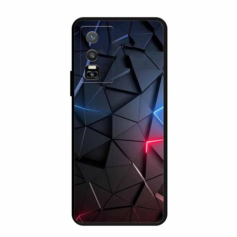 For Vivo Y76 5G Case Animals Soft Silicone TPU Phone Back Cover Coque for Vivo Y 76 5G Protector VivoY76 5G Bumper V2124 Funda