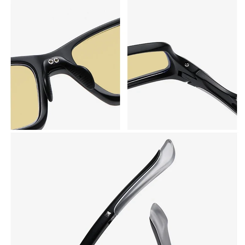 جديد الرياضة للرؤية الليلية الاستقطاب النظارات الشمسية الرجال النساء UV400 نظارات عالية الجودة TR90 حملق ركوب نظارات واقية #5