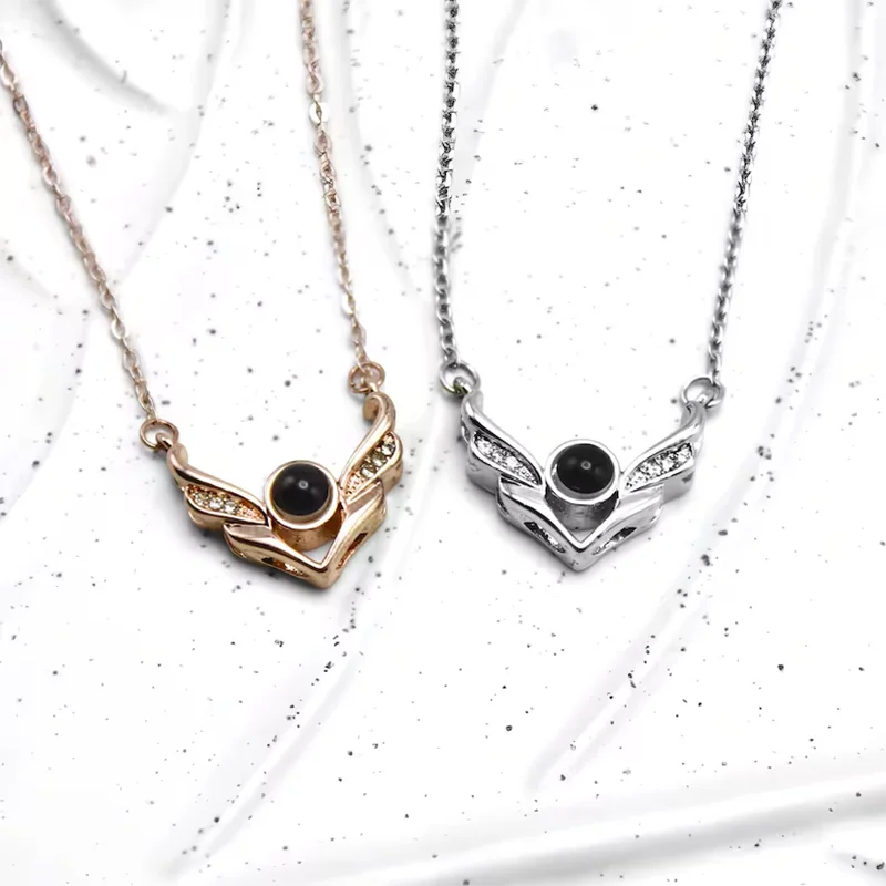 DHQH 2025 جديد بالجملة مخصص صور الإسقاط قلادة شخصية تذكارية صور الإسقاط دلاية مجوهرات هدية #2