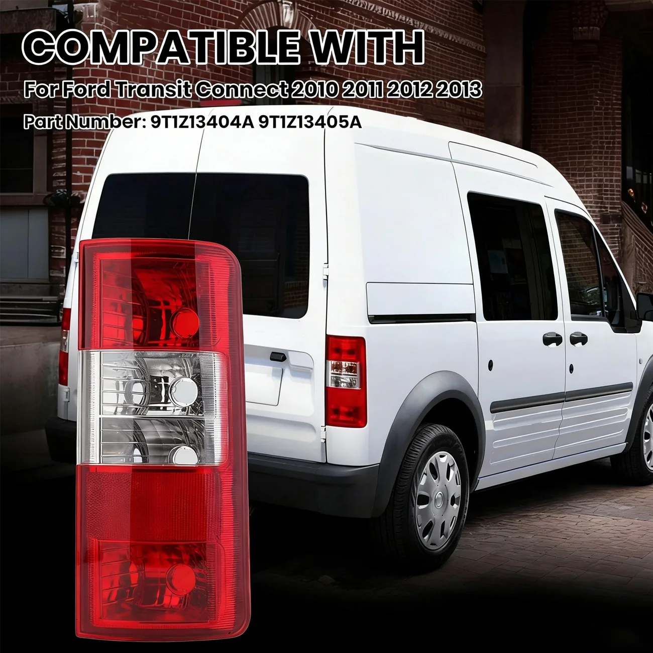 Rear Tail Light Left / Right Signal Brake Light For Ford Transit Connect 2010 2011 2012 2013 9T1Z13404A 9T1Z13405A Accessories