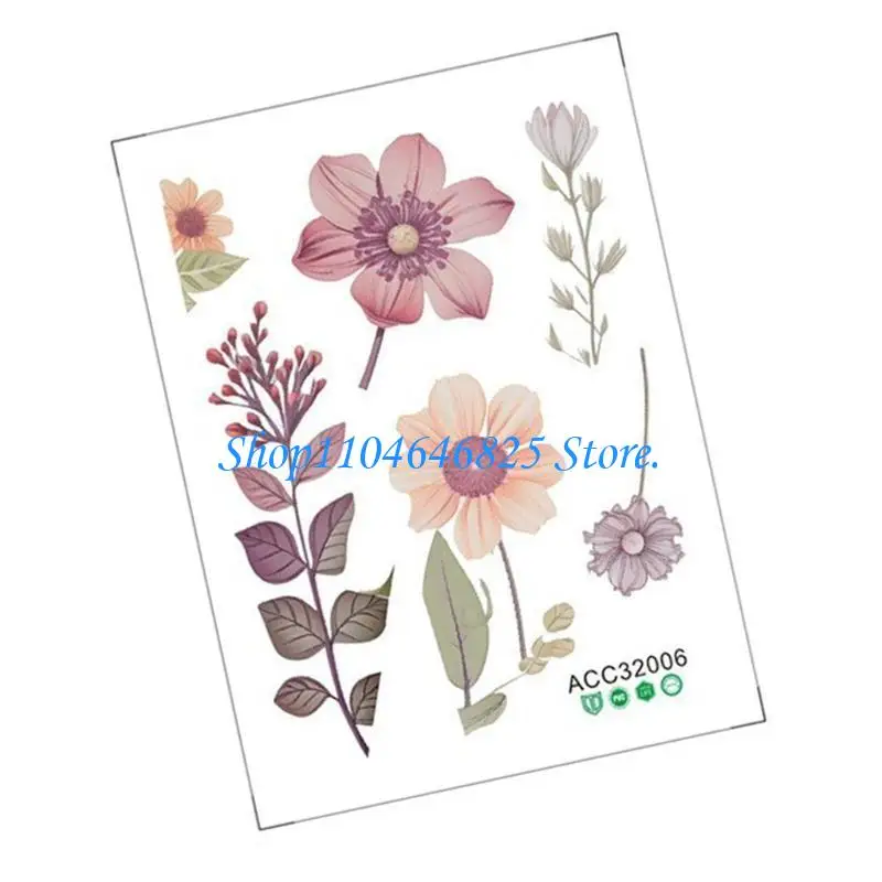Lively Flower Wall Switches Sticker Elevates Interiors Decoration PVC Decal