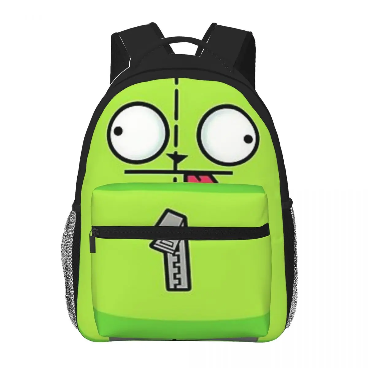 INVADER ZIM! GIR BACKPACK Fashion Brand Children's Cartoon Schoolbag Boys and Girls Backpack Cute Two-Shoulder Bag Kids 16inch