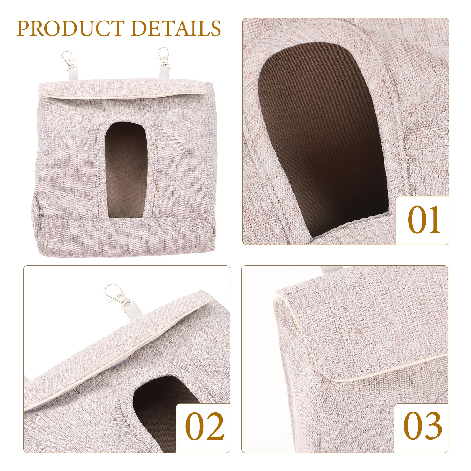 

Reusable Rabbit Grass Feeder Bag Narrow Outlet Design Reduce Waste Hanging Feeder for Guinea Pigs Chinchillas Bunny Hay Feeding