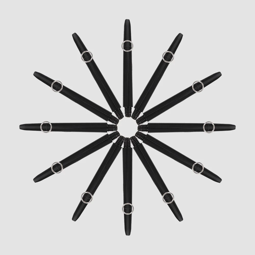 

Dart Shafts Replacement Stems Black Metal Rod Circle Steel Tip Nylon Supplies Outdoor Toys Flight Stability Gift