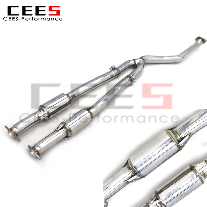

cees Mid Pipe Exhaust System for Lexus IS200T 2.0T 2015-2021 Stainless Steel Performance Racing Exhaust Pipes Automotive