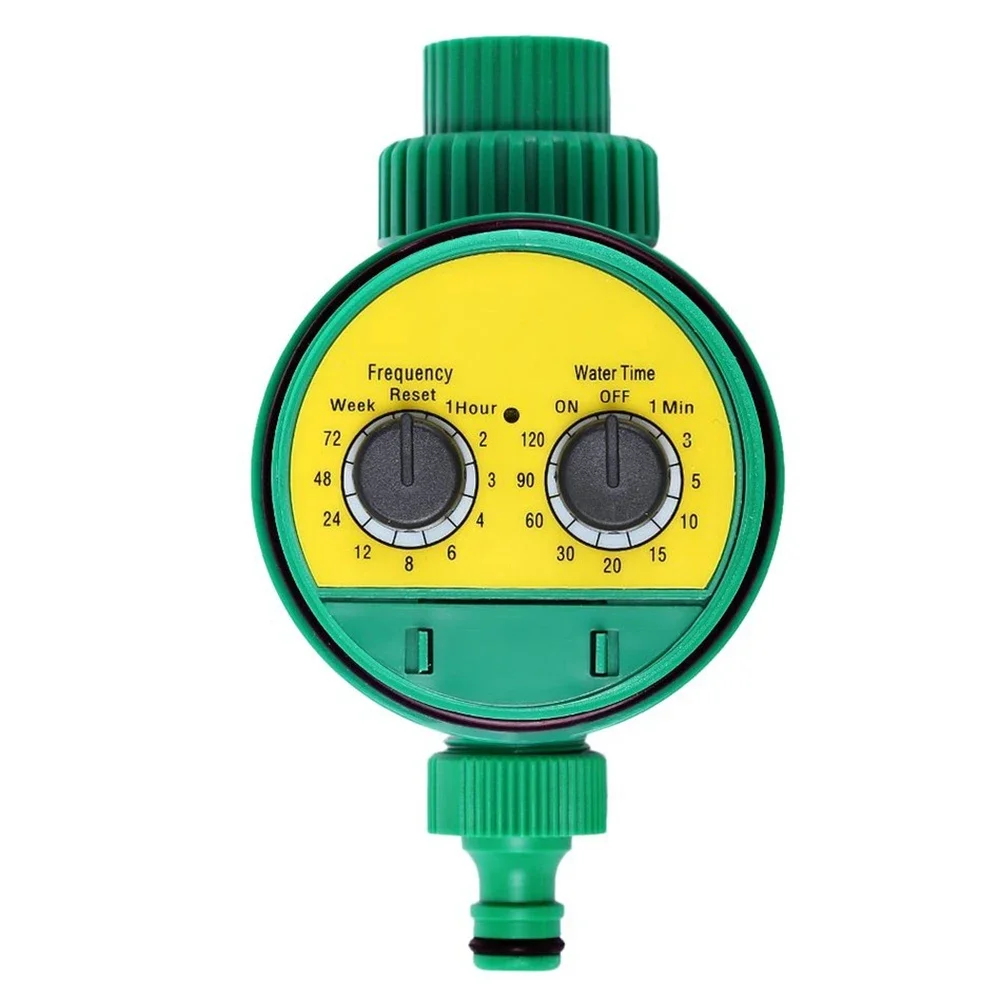 Garden Water Timers 3/4in Thread Garden Water Irrigation Controllers 15mm Hose Connector Battery Powered Gardening Supplies