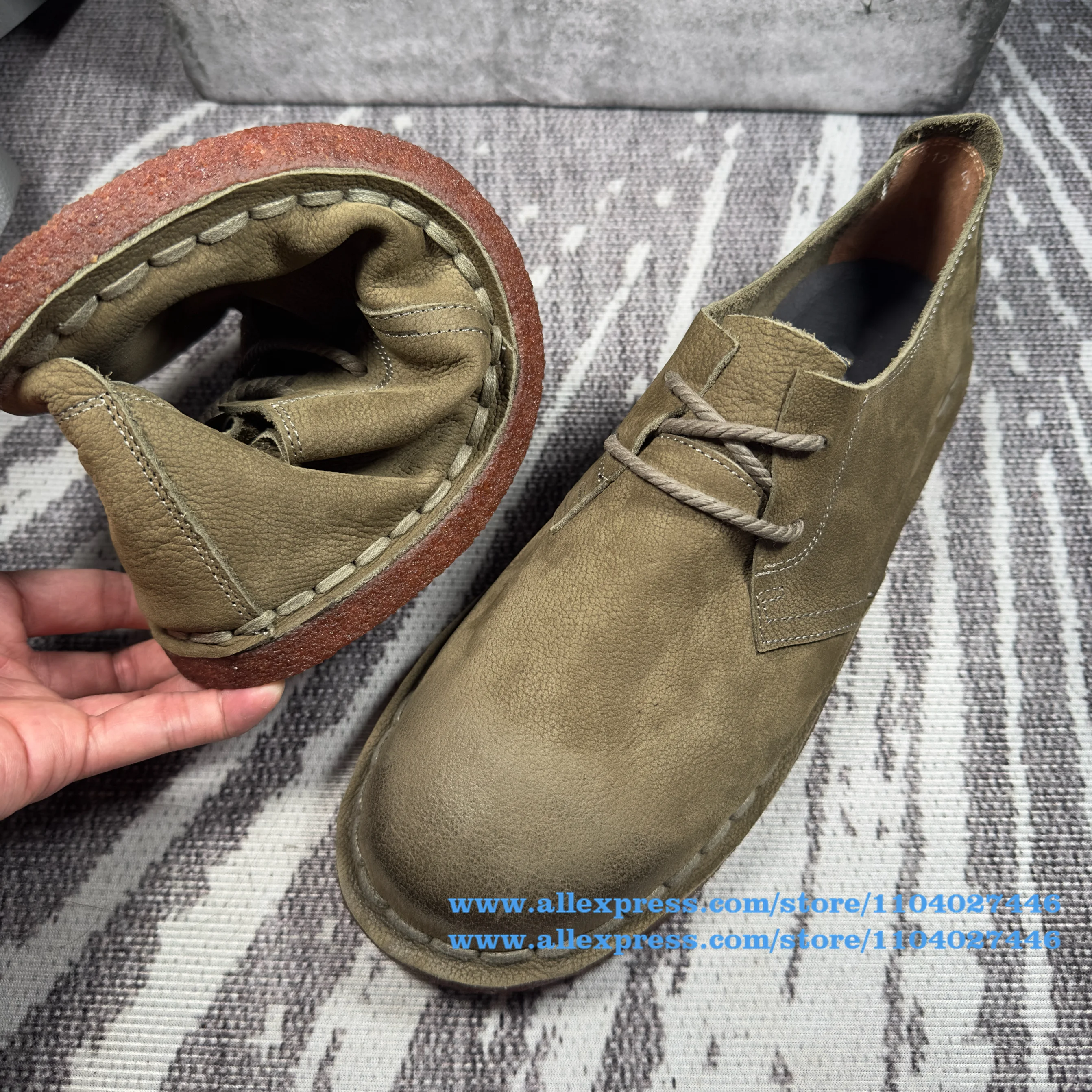 

Soft Leather Lace Up Men's Shoes Soft Sole Flat British Style Designer Wear-Resistant Trendy Luxury Handmade Shoe Men's Shoes