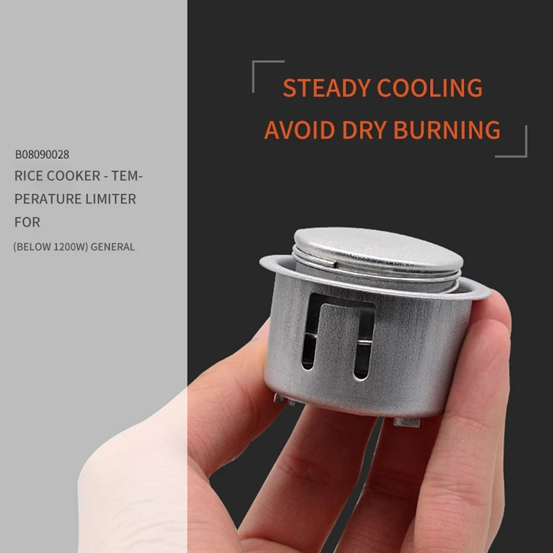 10Pcs Temperature Limiters Magnetic Controllers Center Thermostat for Auto Electric Rice Cooker 250V 15A