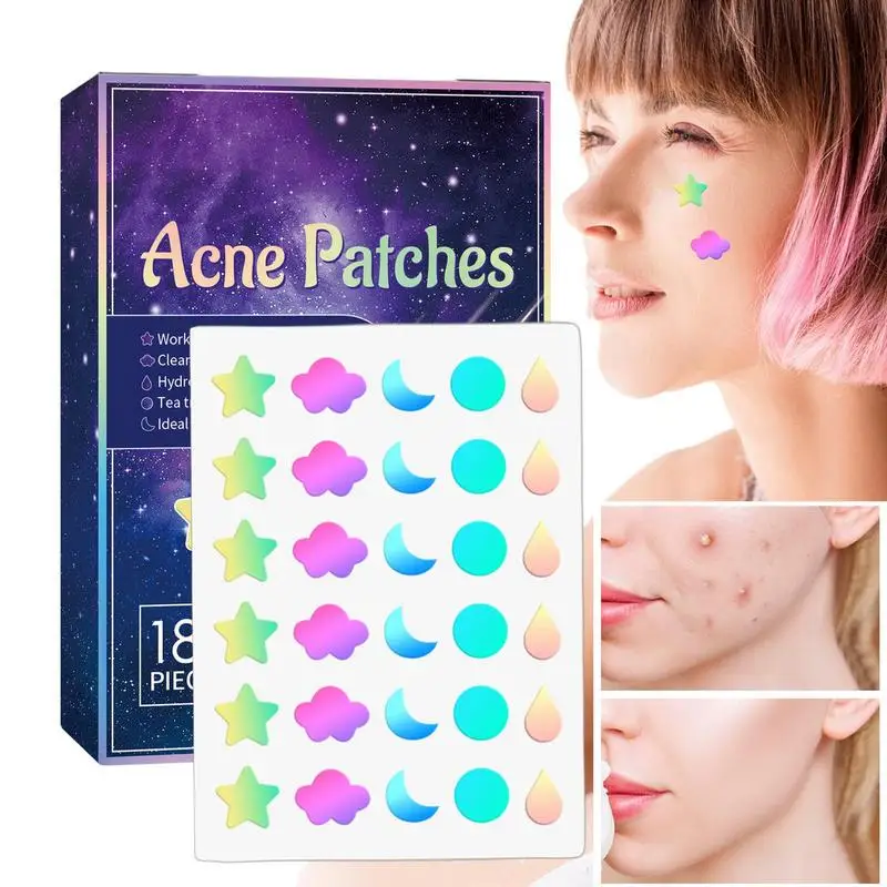 180pcs Tea Tree Oil Acne Pimple Patch Stikers Invisible Acne Stickers Blemish Master Treatments Face Spot Face Skin Care Stiker