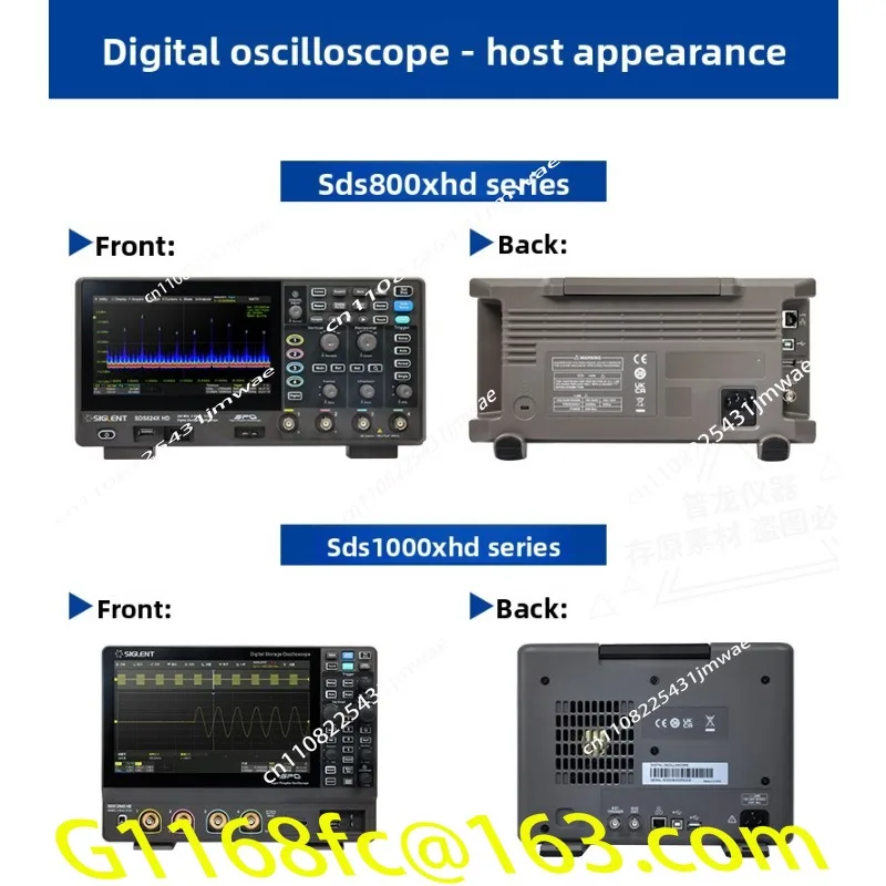 SDS800 XHD Series 12bit Oscilloscope SDS802X 804XHD 824X Digital Storage Scope with Waveform Capture
