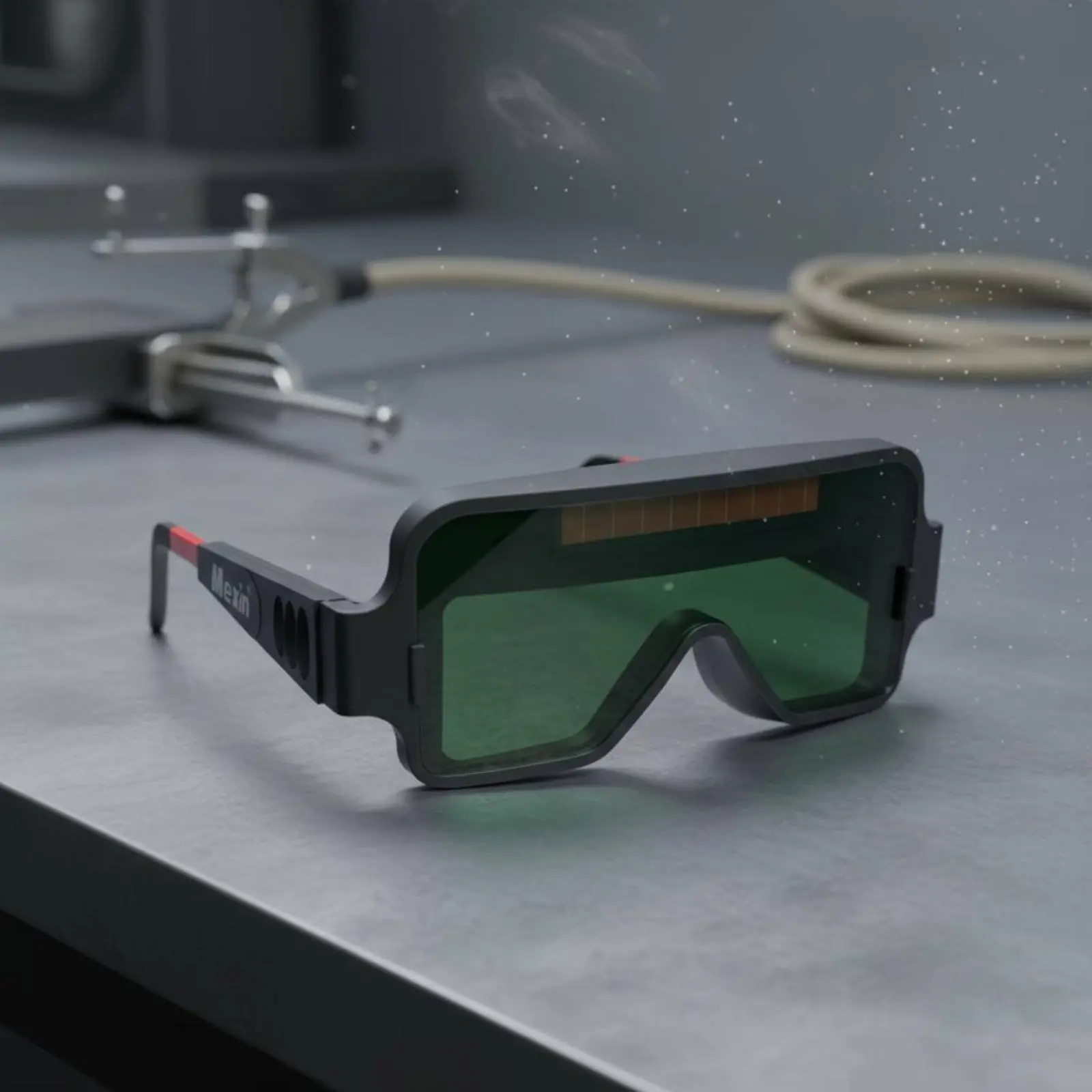 

Автоматически затемняющиеся сварочные очки для соединения металлов с двойным питанием, регулируемые, ударопрочные