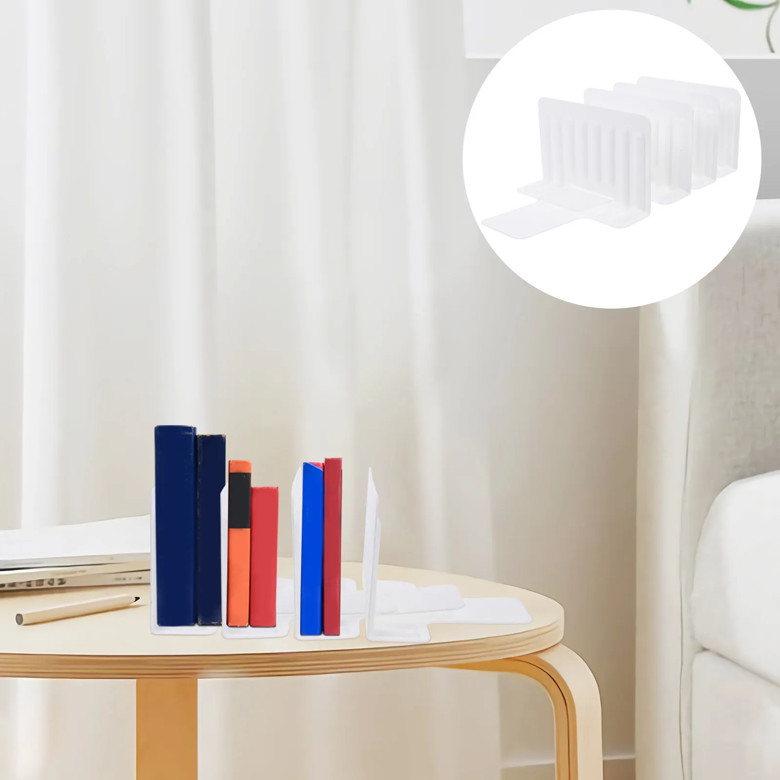 4Pcs Sturdy Plastic Drawer Dividers Self Standing Refrigerator Supply Divider Adjustable Fridge Organizer Shelf Separator Kit
