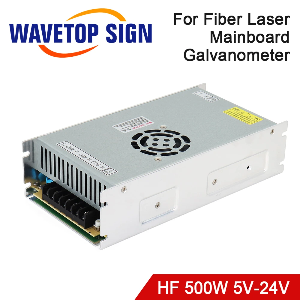 WaveTopSign Switching Power Supply HF500W-QV-A Output 24V15A 15V5A 5V5A Triple Output for Laser Marking Machine