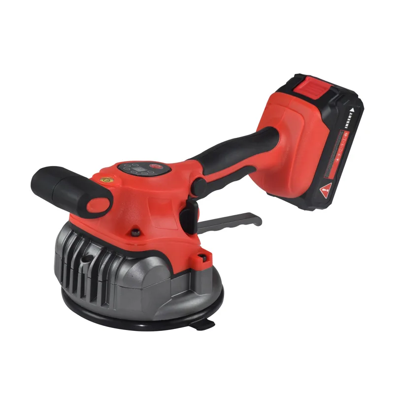 Electric Vibrator Suction Cup 6-speed Adjustable Tiling Machine Leveling Motorized Tool 150mm Suckers 100KG Lifting