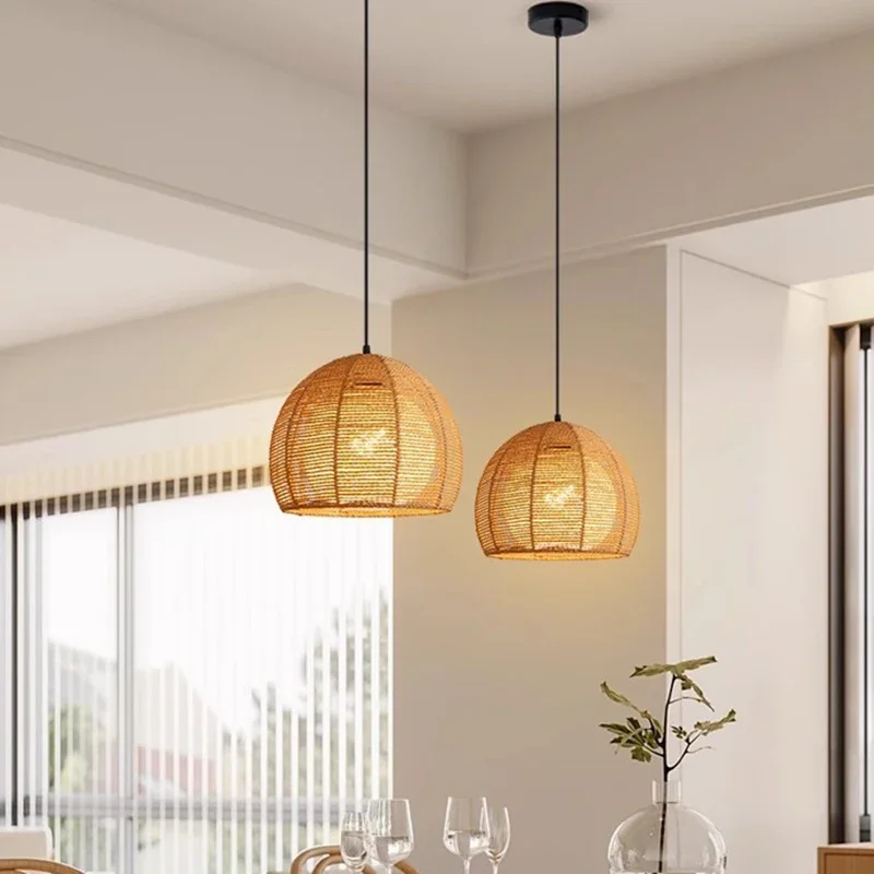 

Japanese Chandelier Pendant Lights Ceiling Lamp Modern Home Decoration Pendant Lights Simple Design Indoor Lighting Lucerna LLPL