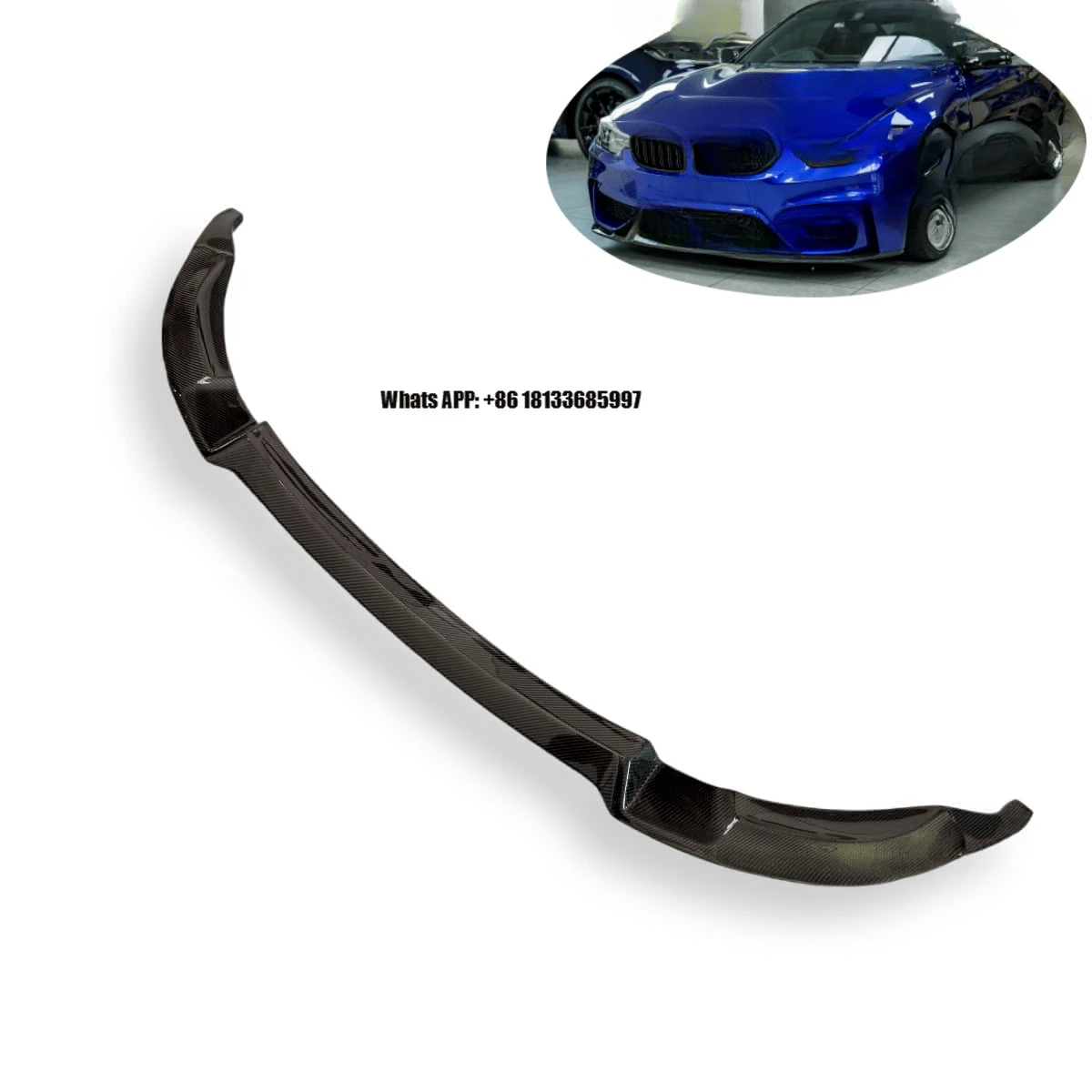 

CS Type Car Carbon Fiber Bumper Front Lip for BMW F80 F82 M3 M4 CS Style Carbon Anterior Lip
