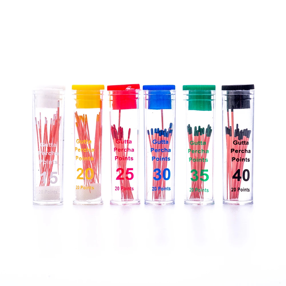 1Box Dental Absorbent Paper Points Sterile Mixed Sizes 15-40# For Dentistry dental PP/GP Material  dentel Endodoncia 02 04 06
