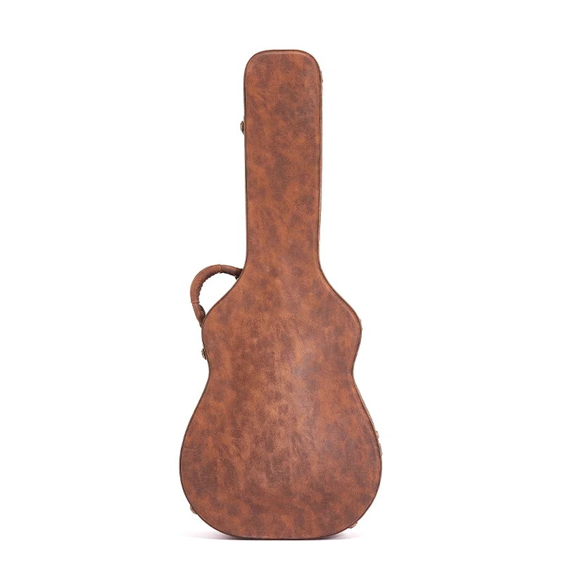 Manufacturer Selling Oxford 39 Inch 41 Inch Wooden Guitar Case Acoustic Guitar Protective Hard  Case