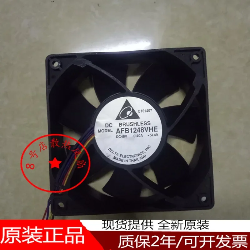 

Delta Electronics AFB1248VHE 5L49 DC 48 В 0,40 А 120x120x38 мм 4-проводной охлаждающий вентилятор для сервера