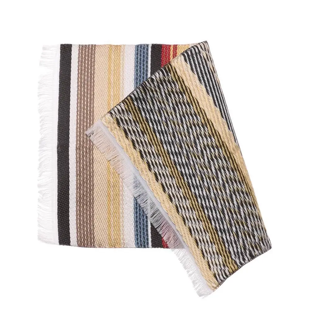 พรมลายดอกไม้สไตล์ตุรกี อุปกรณ์เสริมสำหรับเล่นบ้าน ปูพื้น พรมทอมือขนาดเล็ก พรมสำหรับบ้านตุ๊กตา