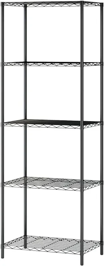 NEW 5-Tier Wire Shelving 5 Shelves Unit Metal Storage Rack Durable Organizer Perfect for Pantry Closet Kitchen Laundry USA