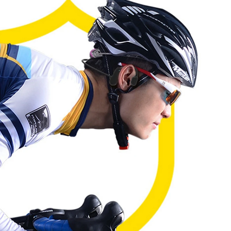 หูฟัง5.0บลูทูธไร้สายตัวต่อกระดูกหูฟังชุดหูฟังสำหรับเล่นกีฬาน้ำหนักเบากันน้ำได้ TWS พร้อมไมค์