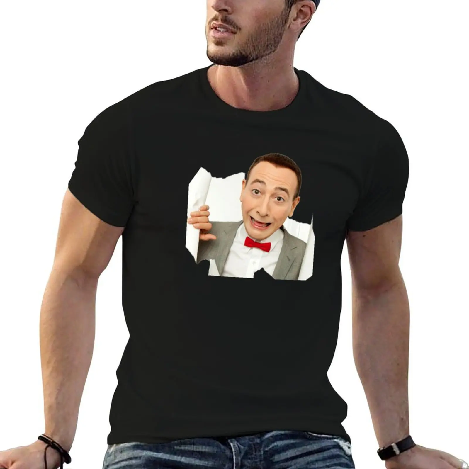 

Pee Wee Herman T-Shirt graphic t shirts for man cotton tshirt 100% T-Shirt