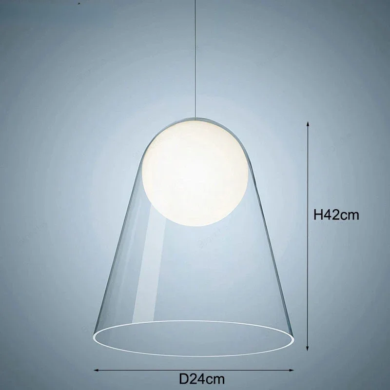 Imagem -06 - Foscarini-suspensão de Vidro Luzes Pingente Lâmpada de Suspensão de Bola de Led Moderna Mesa da Sala de Jantar Luminárias de Cetim Decoração de Casa Itália