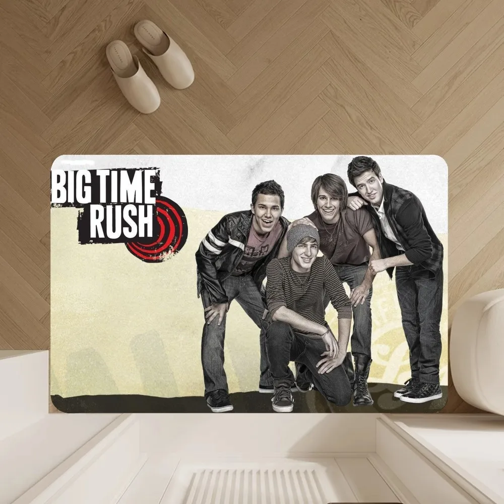 music combination Big Time R-Rush  Floor Mat Anti-Slip Bathroom Kitchen Bedroom Living Room Entrance Rug Home Decor