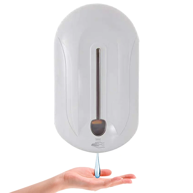 

In Stock Electric Automatic Spray Hand Sanitizer Dispenser Big Capacity 1100ml White Touchless Soap Dispenser