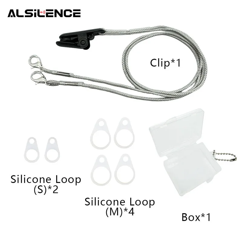 BTERIC Hearing Aids Clip Rope Silicone Elastic Anti Loss Security Lanyard for Children AmplifierAccessory HealthCare for Senior
