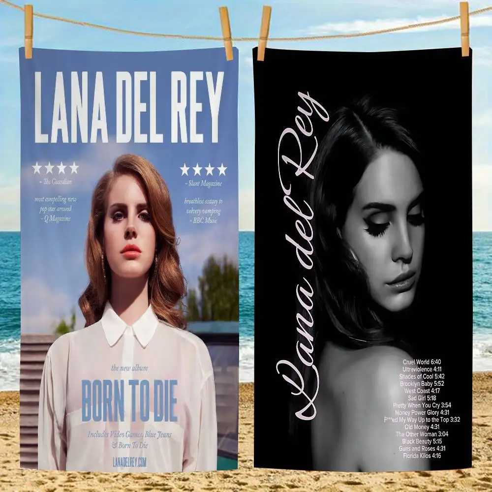 Lana Del Rey Hot Music Album Big Microfiber Beach Towels Quick Dry Towel Sand Beach Towels Pool Towel For Travel Swim Pool Yoga