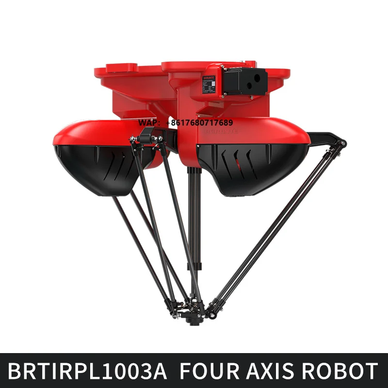 Industrial Parallel Four Axis Robot Spider Hand Is Suitable for Handling, Sorting Visual Recognition,and Direct Sales