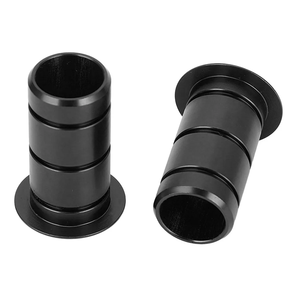 Aluminum Alloy Cycle Hub Thru Axle Adapter 15mm to 12mm Easy Install Cycling Thru Axle Adapter Bicycle Hub Adapter Bike Upgrade
