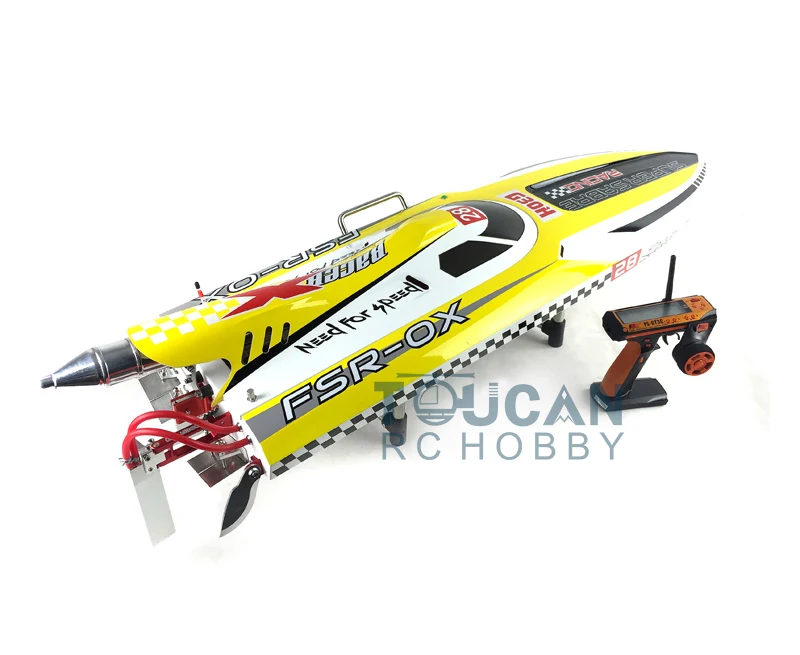 

G30H 30CC 54" Fiber Glass 70KM/H Gasoline Racing Toucan ARTR RC Boat W/ Radio System Remote Control Model THZH0054-SMT8